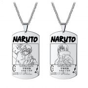 ocelový řetízek Naruto vojenská známka