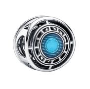 stříbřený korálek na náramek Avengers - obloukový reaktor Missore