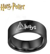 Ocelový prsten Harry Potter Always