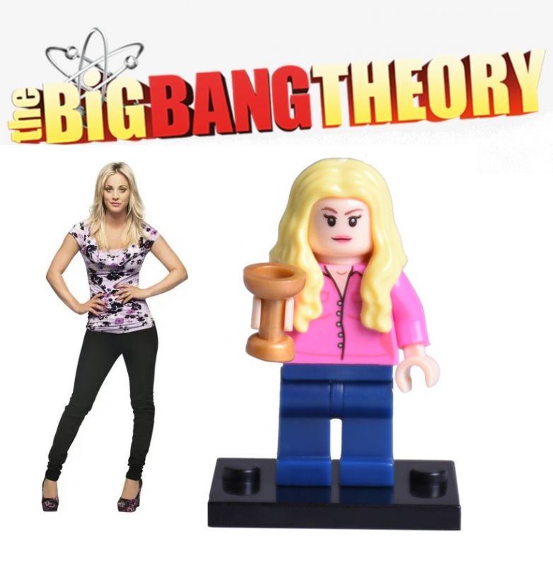 Teorie velkého třesku Blocks Bricks Lego figurka Penny