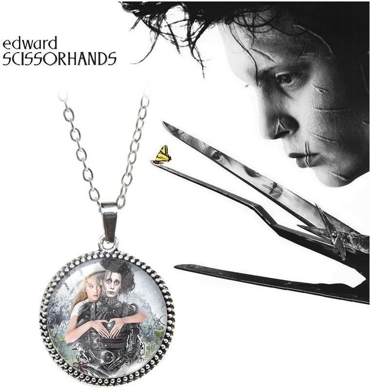 Tim Burton - náhrdelník Střihoruký Edward