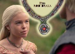Rod draka náhrdelník Rhaenyra Targaryen