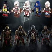 Assassins Creed Blocks Bricks Lego | Adéwalé, Arno Dorian 1, Arno Dorian 2, Ezio Auditore da Firenze