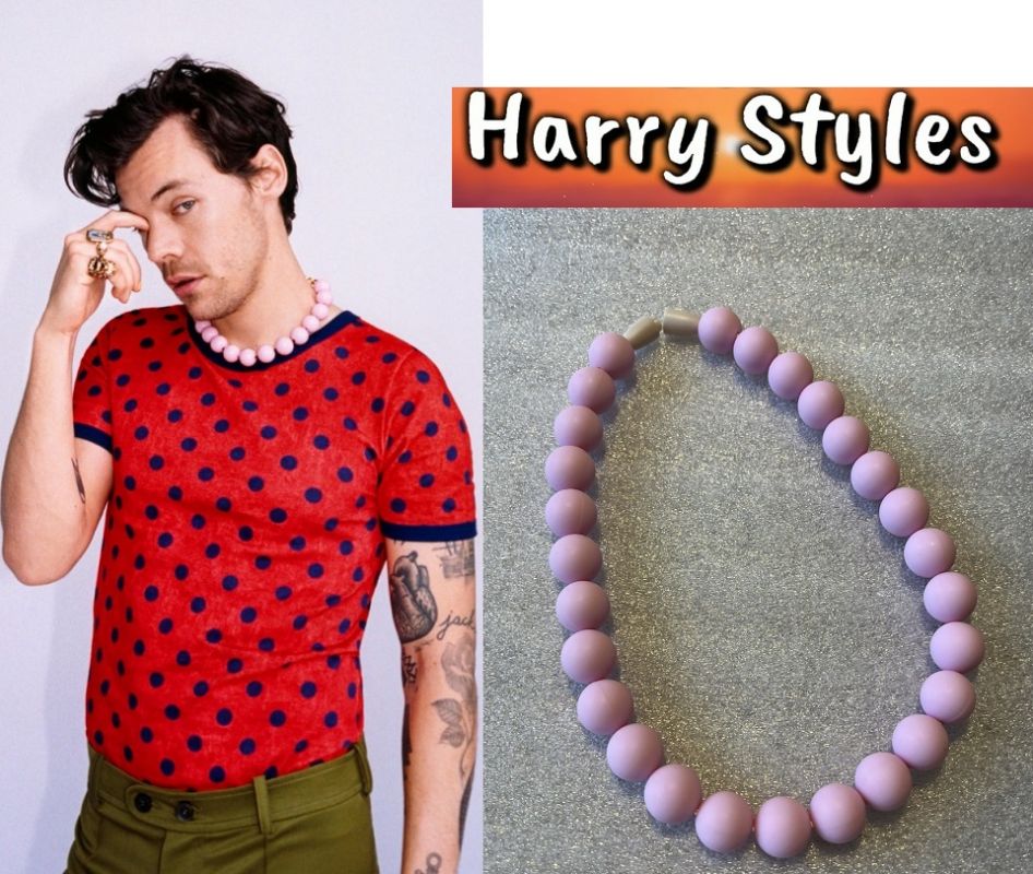 barevné korále Harry Styles