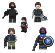 Captain America Blocks Bricks Lego figurka Winter Soldier