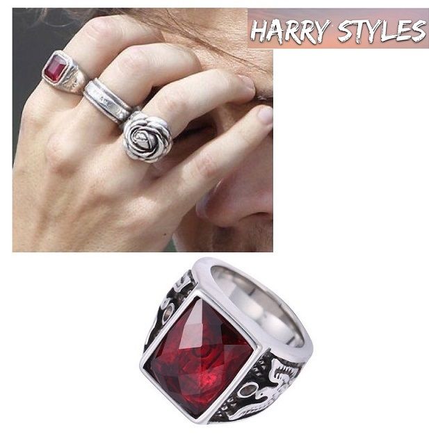 ocelový prsten Harry Styles