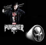 ocelový prsten Punisher Logo | velikost 9