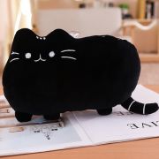 polštář Pusheen kočička - plyšák 25 cm - černá