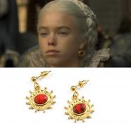 Rod draka náušnice Rhaenyra Targaryen