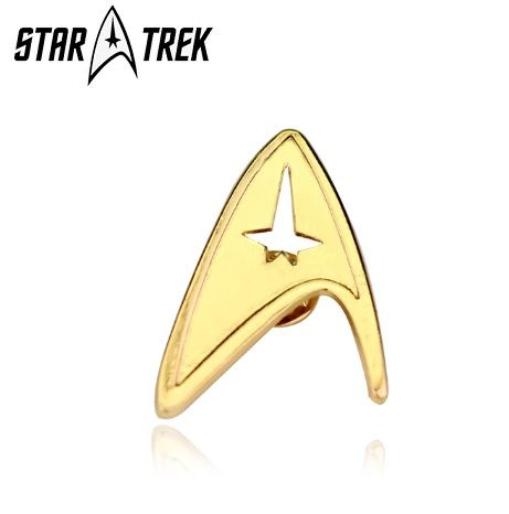 Star Trek odznak velitelské divize Hvězdné flotily zlatý Stecia