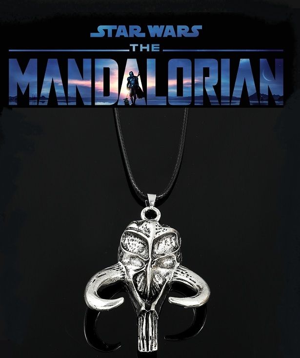 Star Wars náhrdelník The Mandalorian Symbol - stříbrný