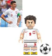 Fotbal Blocks Bricks Lego figurka Lewandowski