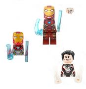 Iron Man Blocks Bricks Lego figurka 3ks