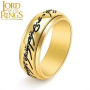 Jeden prsten Prsten moci Pán prstenů otáčecí - zlatý