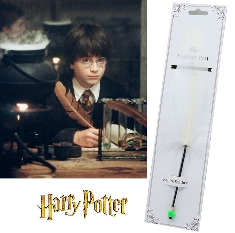 kuličkové psací pero Harry Potter (brk) - bílé