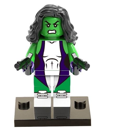 Marvel Blocks Bricks Lego figurka She Hulk - varianta 2 BBLOCKS