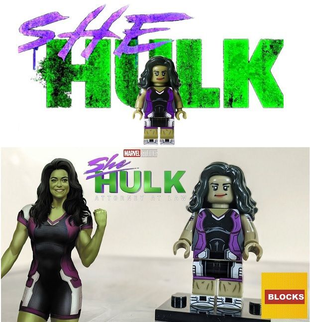 Marvel Blocks Bricks Lego figurka She Hulk