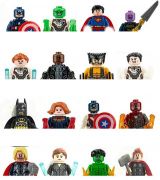sada Superhrdinové Blocks Bricks Lego figurka 16 ks