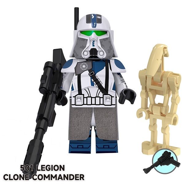 Star Wars Blocks Bricks Lego figurka - 501st. Legion Clone+droid BBLOCKS