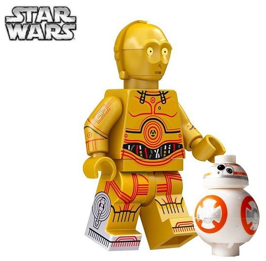 Star Wars Blocks Bricks Lego figurka - C-3PO a BB-8 BBLOCKS
