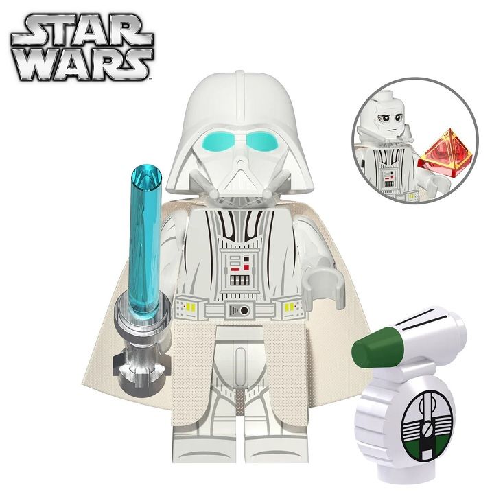 Star Wars Blocks Bricks Lego figurka - Darth Vader White BBLOCKS