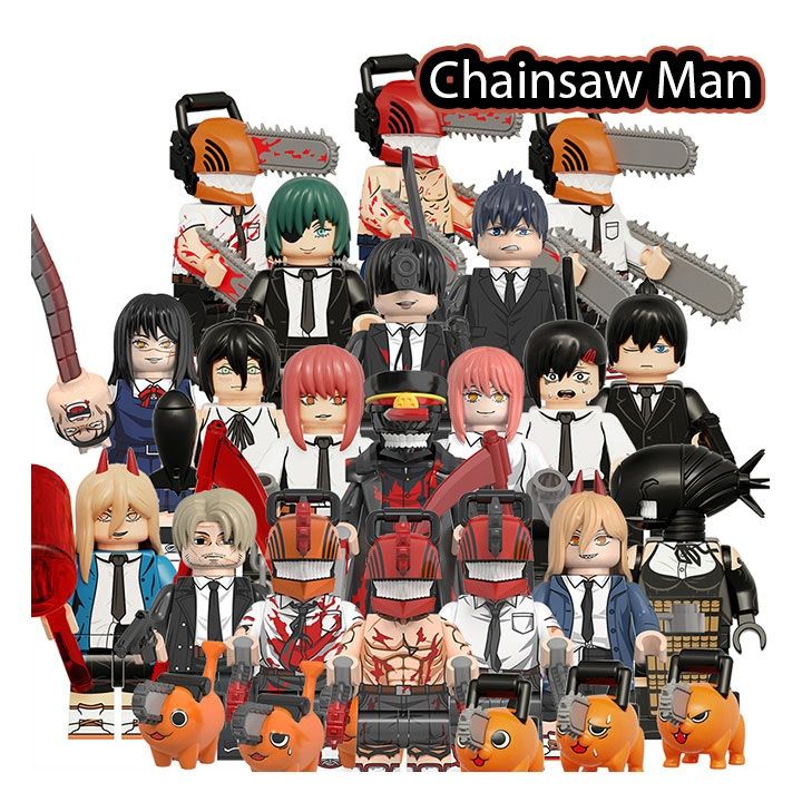 Anime Chainsaw Man Blocks Bricks figurka - BBLOCKS