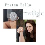Sága Stmívání zásnubní prsten Bella se zirkony verze 2