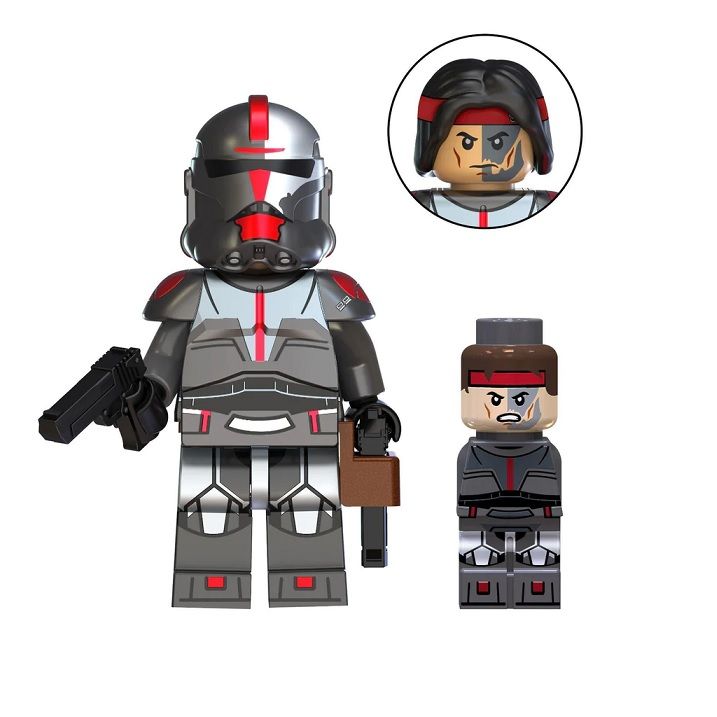Star Wars Blocks Lego figurka s miniaturou - Clone Force 99 Hunter BBLOCKS