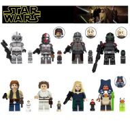 Star Wars Blocks Lego figurka s miniaturou | Ahsoka Tano, Clone Force 99 Crosshair, Clone Force 99 Echo, Clone Force 99 Hunter, Kamino Security Commander