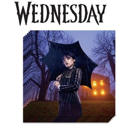 ubrousky Wednesday Addams - varianta 1