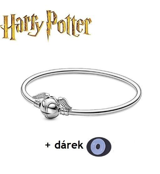 kruhový náramek Harry Potter se sponou Zlatonka Missore