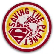 odznak Superman Saving The Planet