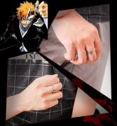 Anime Bleach prsten Ichigo Kurosaki
