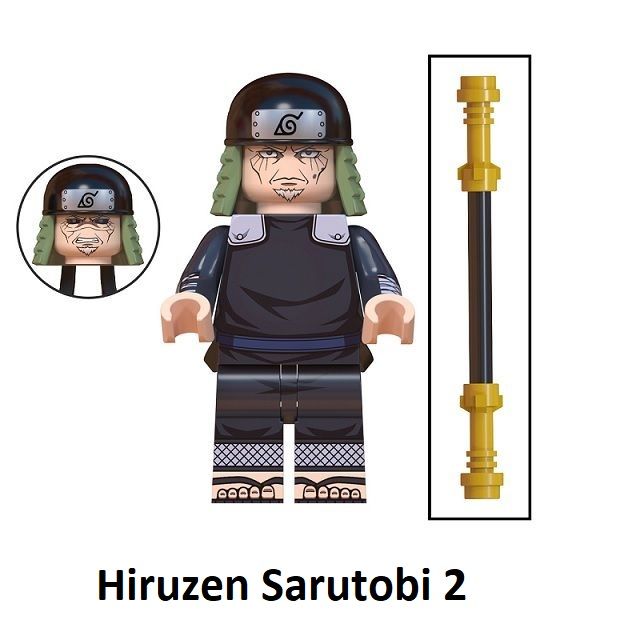 Anime Naruto Blocks Bricks figurka - Hiruzen Sarutobi 2 BBLOCKS