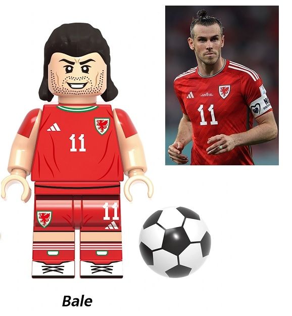 Fotbal Blocks Bricks figurka Gareth Bale BBLOCKS