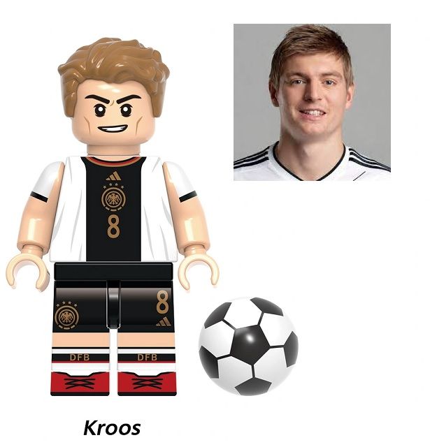 Fotbal Blocks Bricks figurka Kroos BBLOCKS