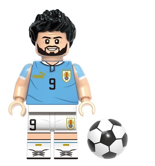 Fotbal Blocks Bricks figurka Luis Suarez BBLOCKS