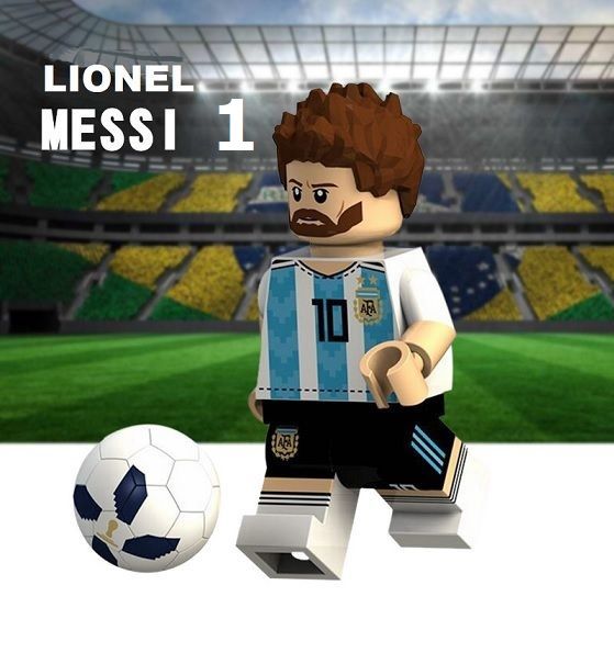 Fotbal Blocks Bricks Lego figurka Lionel Messi BBLOCKS