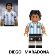 Fotbal Blocks Bricks Lego figurka Maradona