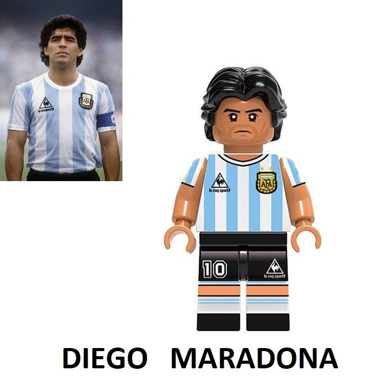 Fotbal Blocks Bricks Lego figurka Maradona BBLOCKS