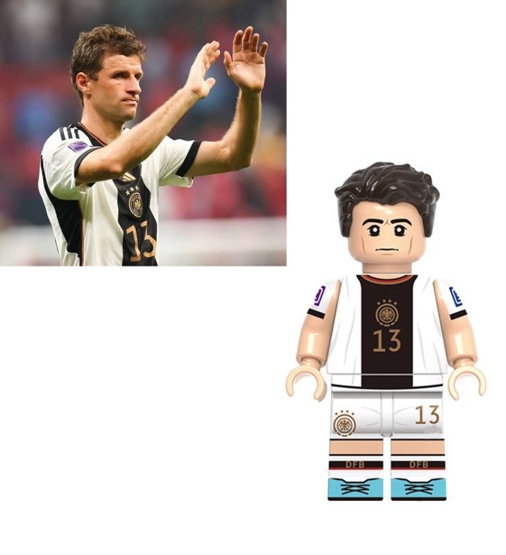 Fotbal Blocks Bricks Lego figurka Müller BBLOCKS