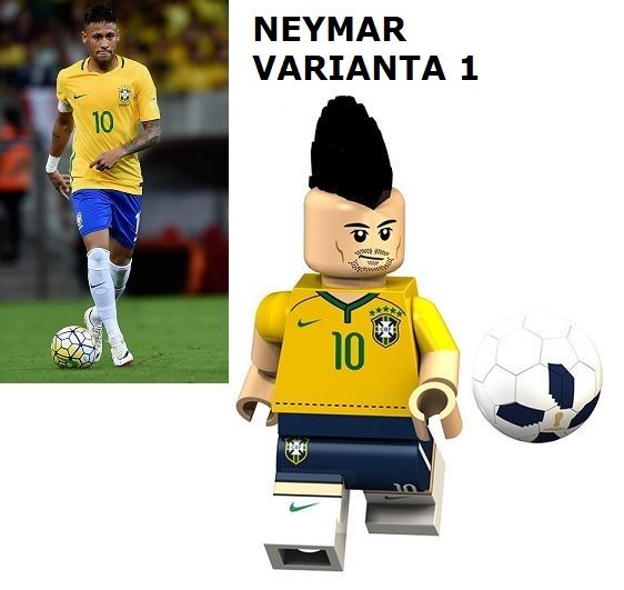 Fotbal Blocks Bricks Lego figurka Neymar BBLOCKS