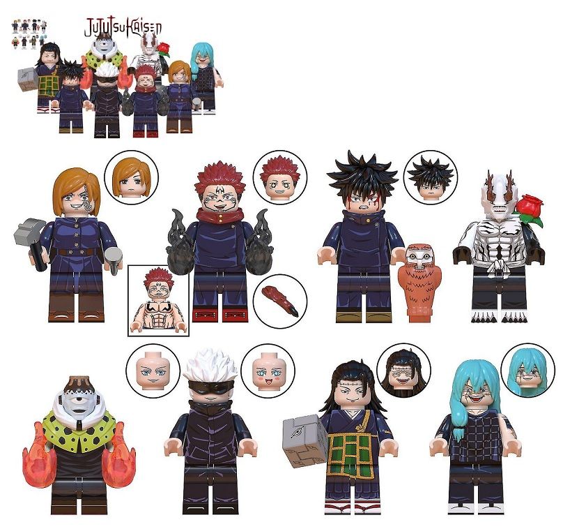 Jujutsu Kaisen Blocks Bricks figurka - BBLOCKS