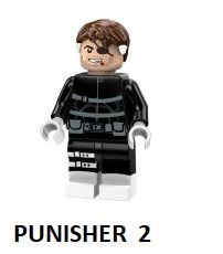 Marvel Blocks Bricks Lego figurka Punisher - varianta 2 BBLOCKS