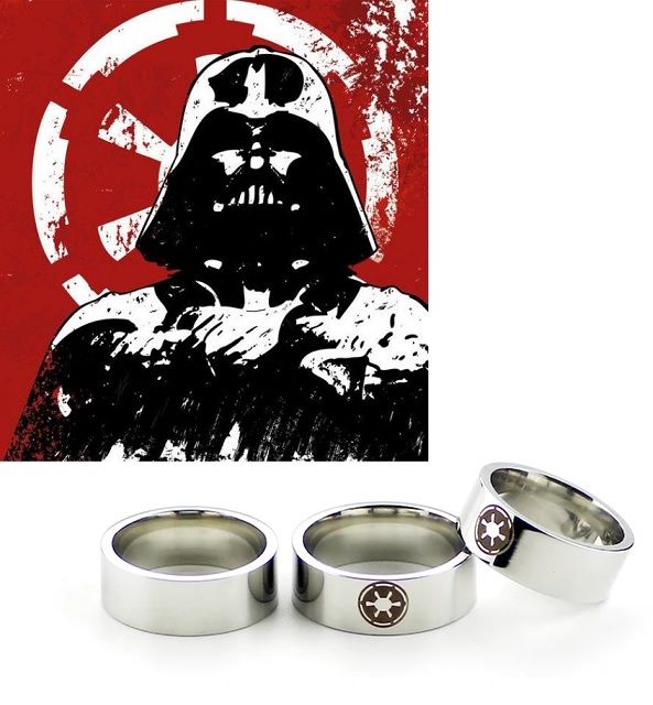 ocelový prsten Star Wars Galaktické Imperium