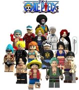 One Piece Blocks Bricks figurka | Akainu, Franky, Franky 2, Luffy, Newgate, Robin, Sabo, Sanji, Trafalgar, Zoro