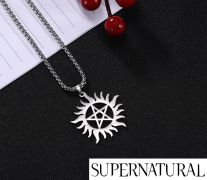 Pánský ocelový náhrdelník Supernatural (Lovci duchů) Tattoo Stellas