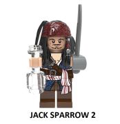 Piráti z Karibiku Blocks Bricks figurka - Jack Sparrow 2 BBLOCKS