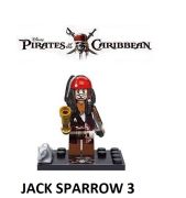 Piráti z Karibiku Blocks Bricks figurka - Jack Sparrow 4 BBLOCKS