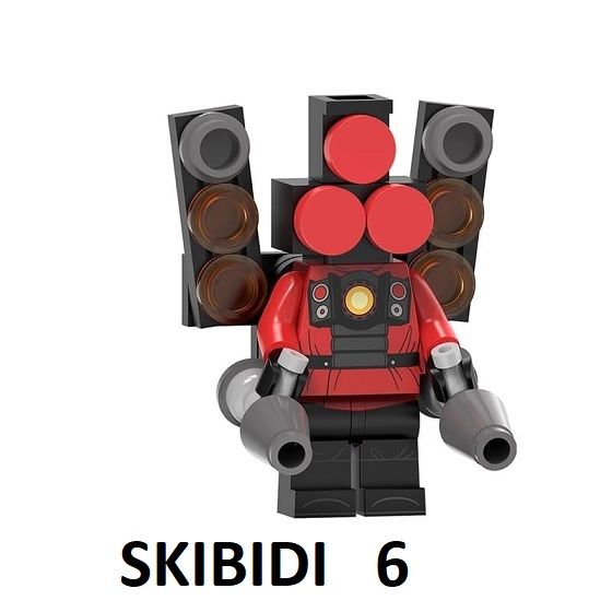 Skibidi Toilet Blocks Bricks figurka - varianta 6 BBLOCKS
